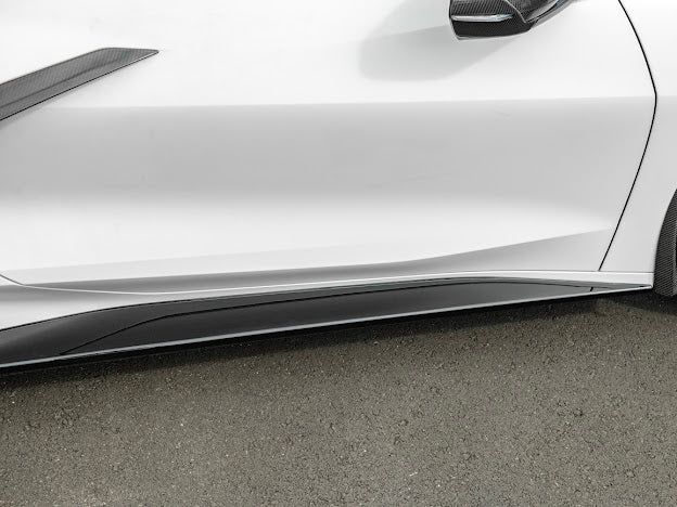 2020+ CHEVROLET CORVETTE C8 | SDP PERFORMANCE STYLE SIDE SKIRTS ROCKER PANELS GROUND EFFECTS