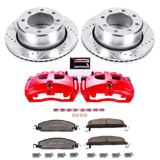PowerStop rear Z36 truck and tow brake calipers for Dodge Ram 3500 2009-2010, performance brake calipers with calipers shown.