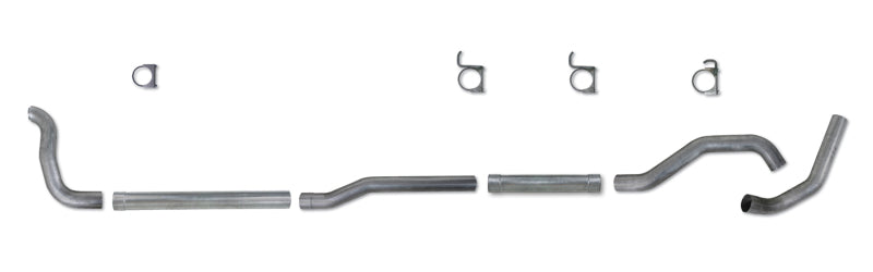 Diamond Eye Performance turbo back exhaust kit for 89-93 Dodge Cummins 5.9L 2-wheel drive, showing the replacement pipe and exhaust components.