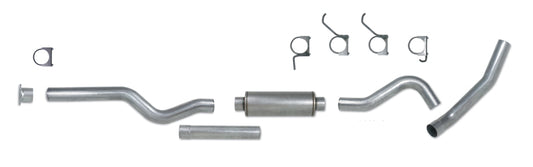 Diamond Eye Performance 4-inch catback exhaust system for Chevy/GMC 6.6L 2500/3500 trucks, featuring polished stainless steel tips.