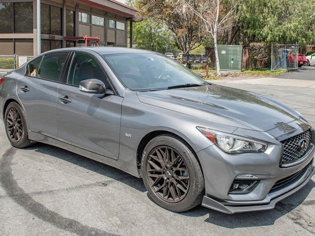 2014-Up Infiniti Q50 Q60 Q70 QX30 Factory CARBON FIBER Side Mirror Covers Pair
