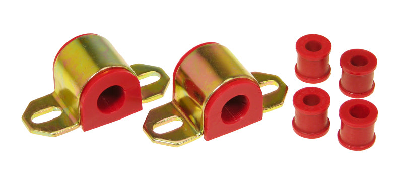 Prothane 60-85 Toyota FJ45 front sway bar bushings in red, 22mm diameter, designed for improved suspension performance.