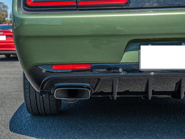 2015-UP DODGE CHALLENGER | SRT TRACK PACKAGE GLOSS BLACK REAR DIFFUSER
