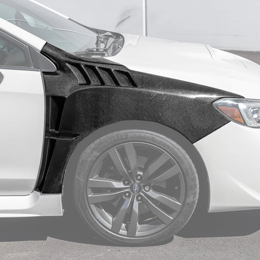 2015-2021 SUBARU WRX / STI | JDM STYLE CARBON FIBER SIDE VENTED FENDERS (PAIR)