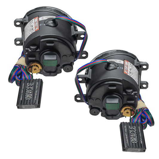 Oracle 12-15 Toyota Tacoma fog lights with white SMD LED bulbs, designed for improved visibility and modern style.
