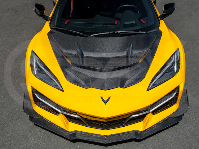 *IMPERFECTION / DISCOUNTED* 2020+ Corvette C8 | ZR1 Style Replica CARBON FIBER Front Hood