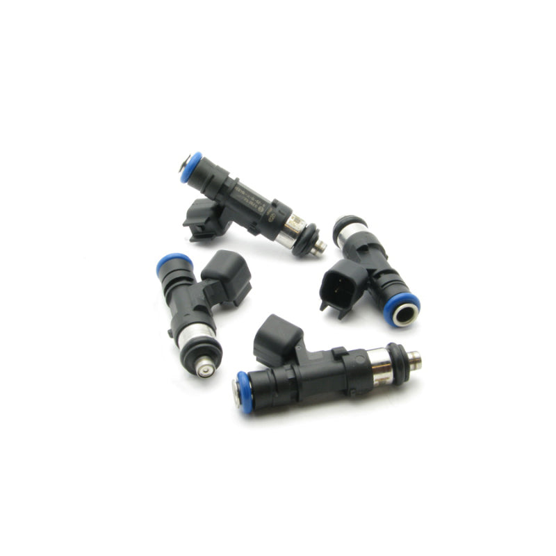 DeatschWerks 1000cc fuel injector set for 09-12 Hyundai Genesis Coupe 2.0T and 99-03 Subaru 2.5RS, four injectors.