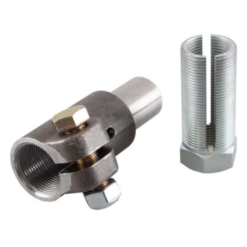 Synergy Weld-In Forged Double Adjuster Tube Adapter 1in-14 Left Hand Thread 1in ID Tube