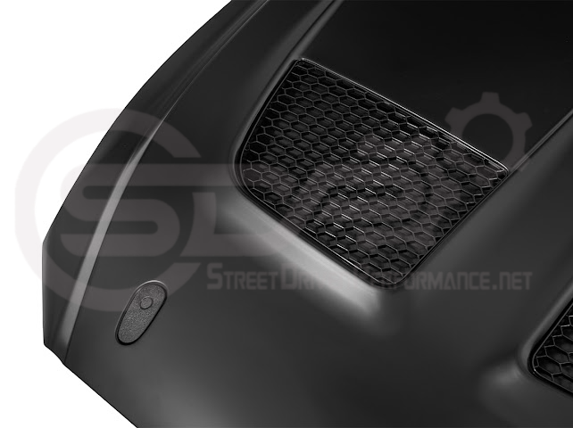 2018-2023 FORD MUSTANG S550 | GTD STYLE ALUMINUM FRONT AIR VENTED HOOD