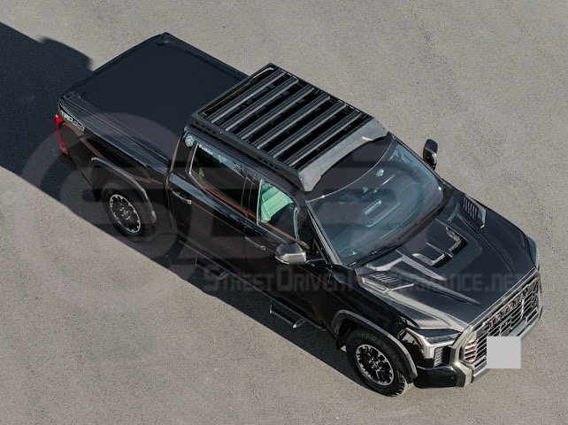 2022-UP TOYOTA TUNDRA | SDP CARBON FIBER FRONT VENTED HOOD WITH SIDE VENTS