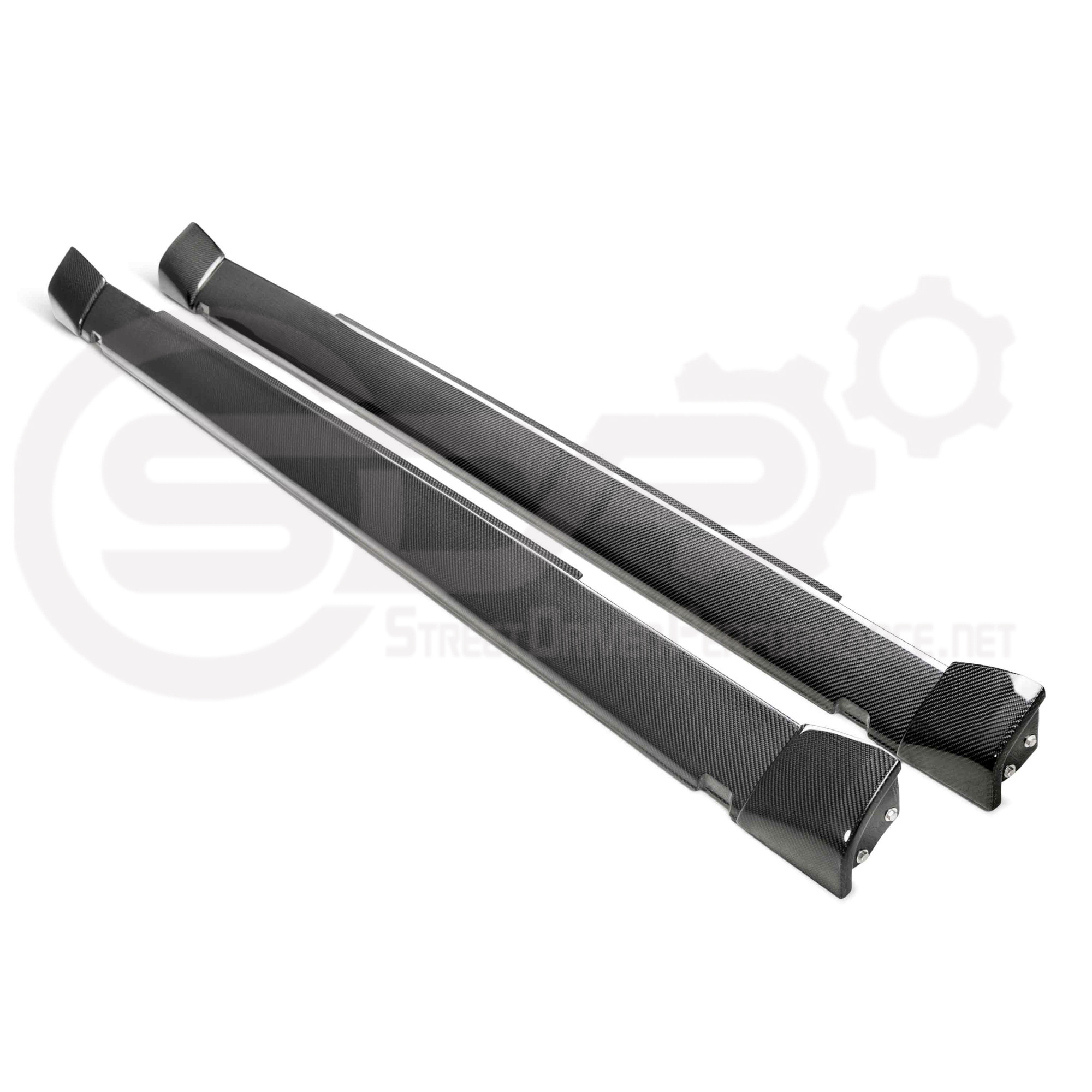 2018-2023 DODGE CHALLENGER WIDEBODY | CARBON FIBER SIDE SKIRTS ROCKER PANELS GROUND EFFECTS