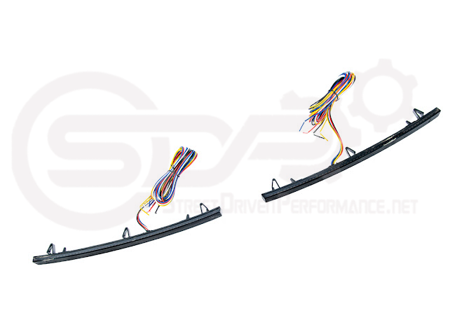 2014-2019 Chevrolet Corvette C7 | Rear Diffuser Smoke or Clear Lens LED Reflector Light Pair
