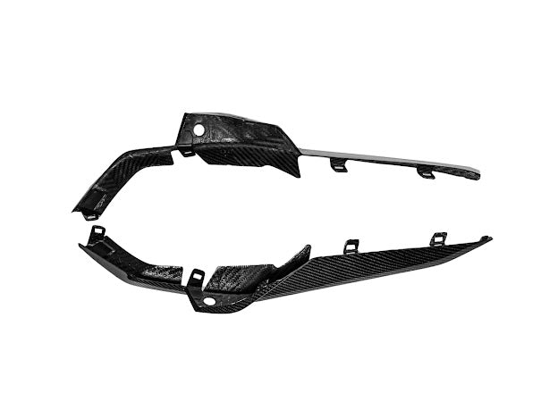 2023+ CHEVROLET CORVETTE C8 Z06 | CARBON FIBER FRONT BUMPER GRILLE INSERT PAIR