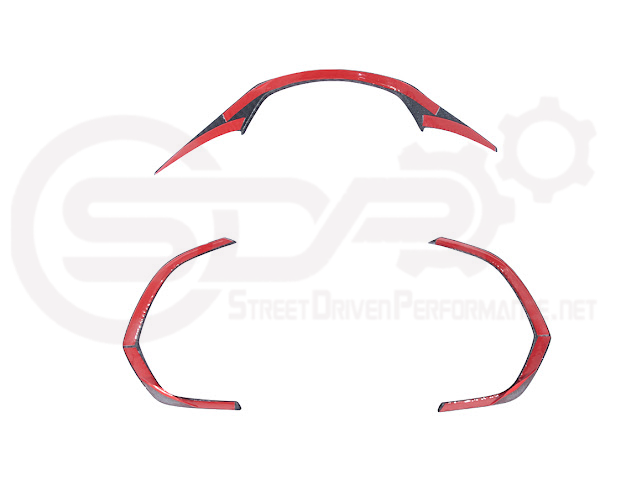 2014-2019 Chevrolet Corvette C7 | Carbon Fiber Dashboard Instrument Cluster Gauge Frame Trim Cover