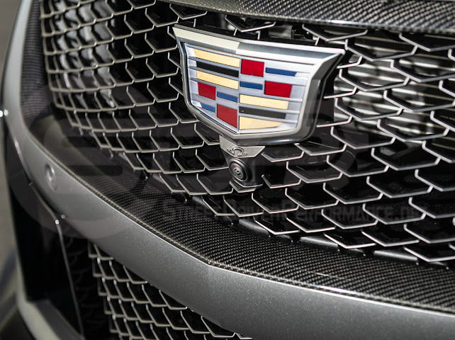 2025-Up Cadillac CT5-V Blackwing | CARBON FIBER Front Upper & Lower Grille Trim Insert Surrounding Replacement