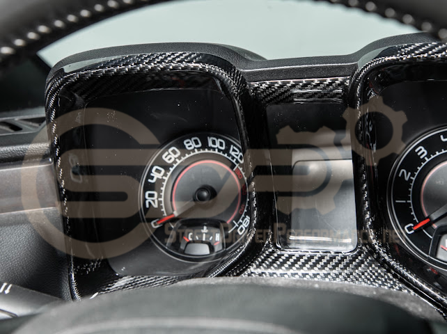 2010-2015 CHEVROLET CAMARO CARBON FIBER DASHBOARD GAUGE CLUSTER TRIM COVER