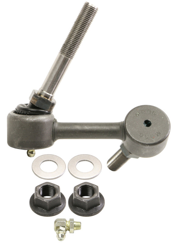 Moog front left sway bar endlink for 2016 Lexus IS200t, automotive suspension part with metal ball joints and mounting hardware