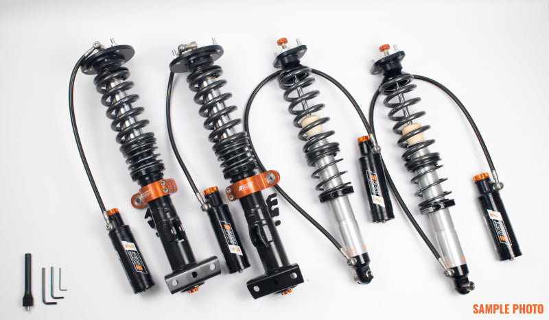AST Suspension coilovers for 1993-1997 Porsche 911 (993) 5200 Series, featuring adjustable shock absorbers and coil spring setup.