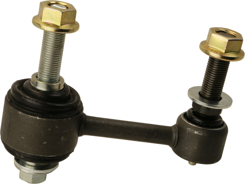 Moog front sway bar endlink for 2016-2018 Jeep Grand Cherokee, showing the metal link with bushings.