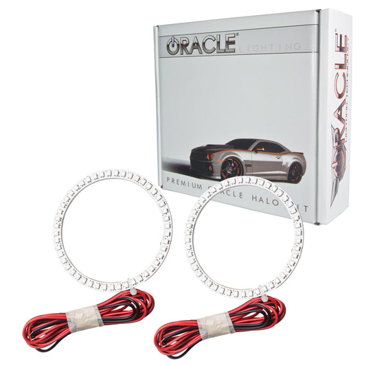 Oracle Ford Ranger 01-03 LED Fog Halo Kit in white, showing the fog light halo rings installed on a vehicle.