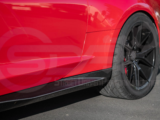 2016-2024 6TH GEN CAMARO ZL1 SIDE SKIRTS ROCKER PANLES GROUND EFFECTS