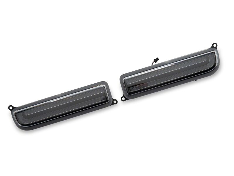 Raxiom LED front corner lights for Jeep Cherokee XJ 97-01, clear lens, automotive light accessories and wiring.