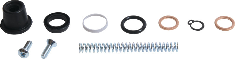 All Balls Racing brake master cylinder rebuild kit for 2015 Polaris Hawkeye 325 2x4 front, includes components for repair and maintenance.