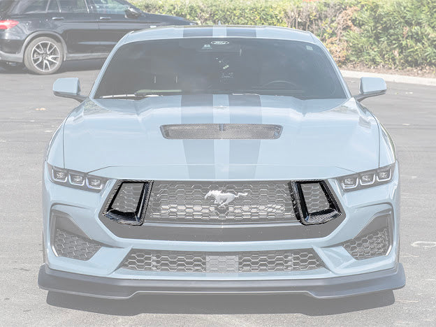 2024-UP FORD MUSTANG S650 | FRONT UPPER & LOWER SIDE GRILLE INSERTS PAIR