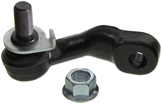 Moog front left sway bar endlink for 2004-2006 Infiniti G35, showing the metal link with bushings attached.