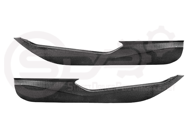 2020-Up Corvette C8 | CARBON FIBER Door Kick Guard Panel Lower Pocket Cover Pair