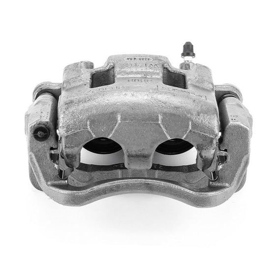 PowerStop OE front left brake caliper with bracket for 2007-2009 Ford Edge, automotive brake component.