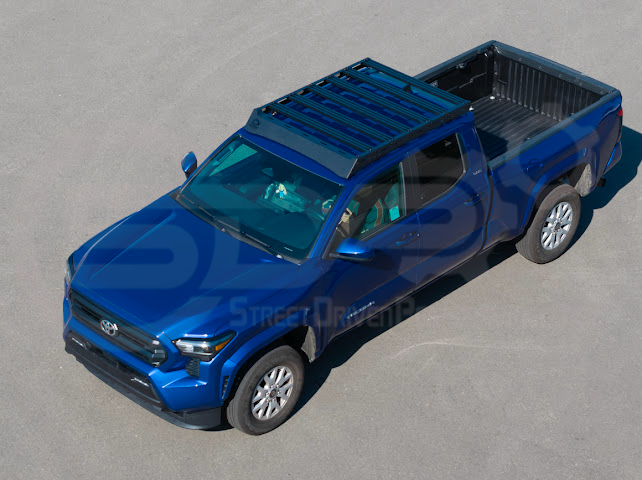 2016-2023 Toyota Tacoma | Extreme Off-Road Version 2 Carbon Steel Black Top Roof Rack Cargo Luggage Carrier
