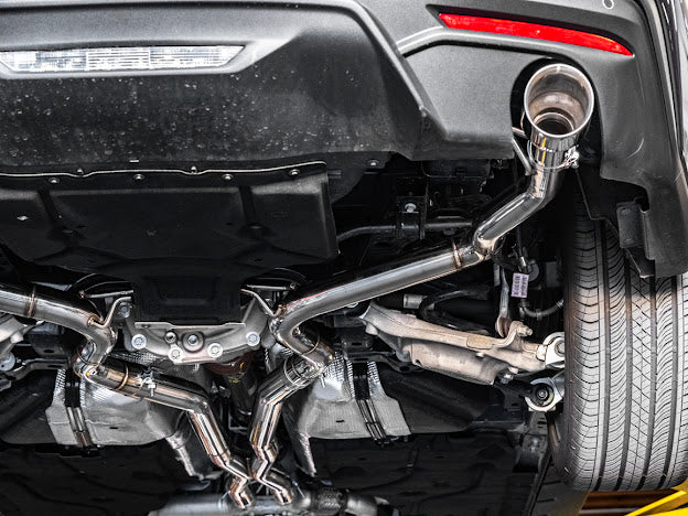 2024-PRESENT FORD MUSTANG S650 GT | STRAIGHT CAT BACK DUAL BURNT TIPS EXHAUST