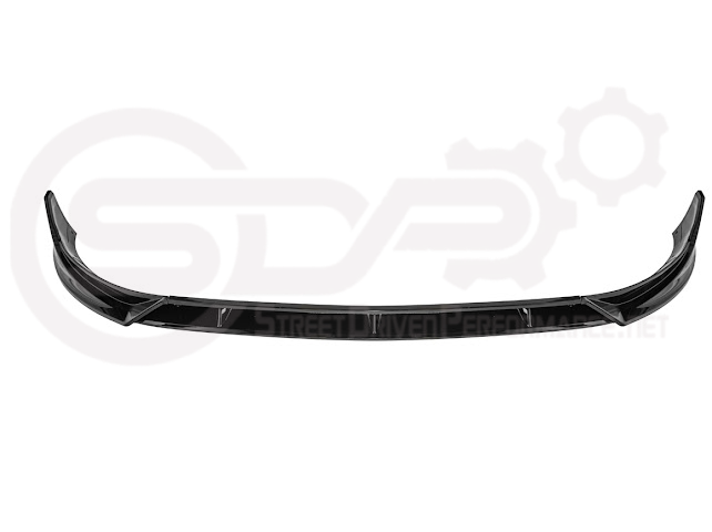 2025-UP TESLA MODEL Y | SDP TRACK STYLE GLOSS BLACK 4 PIECE FRONT LIP SPLITTER GROUND EFFECTS