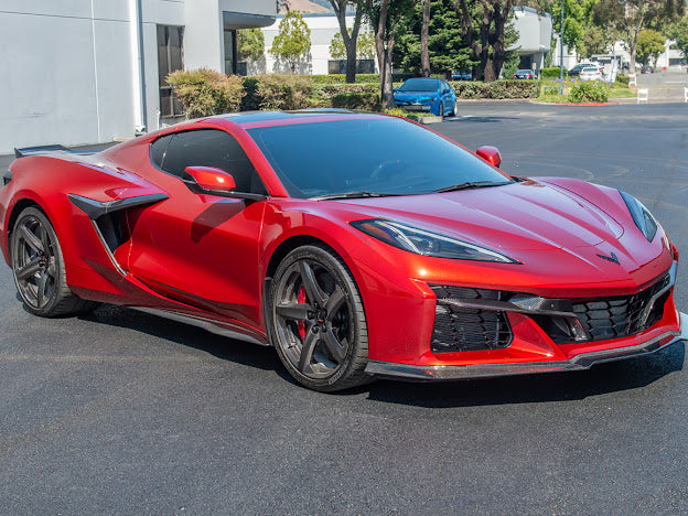 2020-UP CHEVROLET CORVETTE C8 Z06 |CARBON FIBER SIDE SKIRTS ROCKER PANELS GROUND EFFECTS