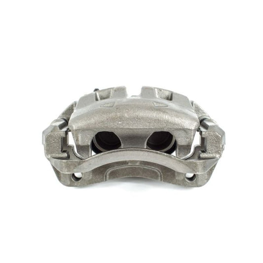 PowerStop OE front left brake caliper and bracket for Nissan Frontier 2005-2018, automotive replacement part.