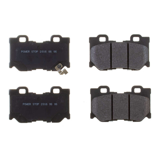 PowerStop rear track day SPEC brake pads for Infiniti FX50 2009-2013, racing brake pads without hardware.