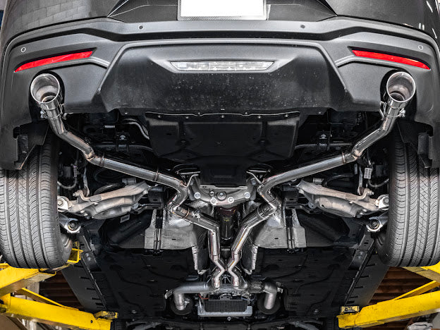 2024-PRESENT FORD MUSTANG S650 GT | STRAIGHT CAT BACK DUAL BURNT TIPS EXHAUST