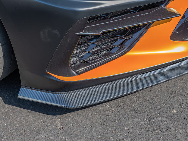 2020+ C8 Chevrolet Corvette Stingray & Z51 | "Z51 Style" 3-Piece Front Splitter / Lip Ground Effects