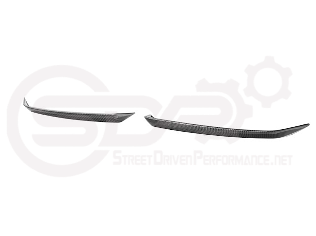 2023-Up CORVETTE C8 Z06 / E-RAY / ZR1 | CARBON FIBER 1.5 INCH EXTENDED REAR SPOILER WING WICKER BILL WINGLETS PAIR