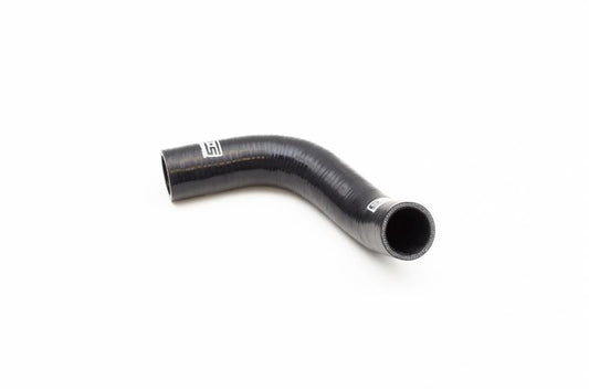 Black GrimmSpeed radiator hose kit for Subaru WRX, STi, and Forester XT, featuring four high-quality rubber hoses with metal clamps.