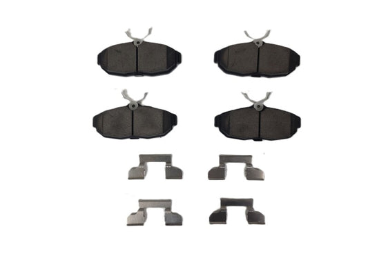 Baer Brakes performance rear brake pads for 2005-2010 Ford Mustang with claw design, high-quality automotive brake parts.