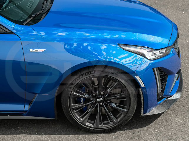 2020-2024 CADILLAC CT5-V BLACKWING SEDAN | FRONT LIP SPLITTER GROUND EFFECTS & WHEEL ARCHES