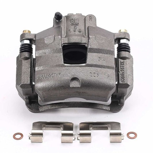 PowerStop OE front right autospecialty brake caliper with bracket for 2017 Buick LaCrosse, automotive braking component.