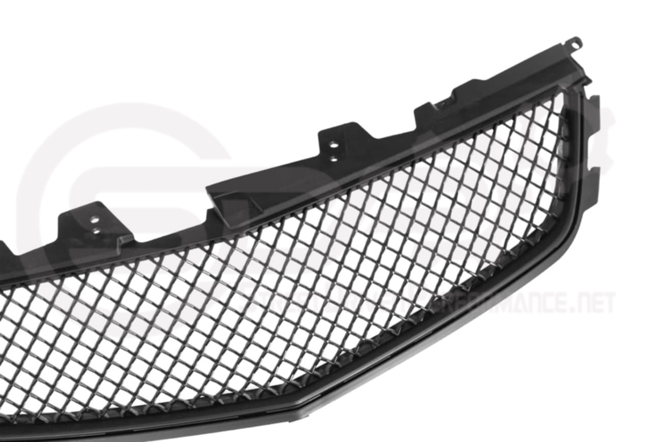 2009-2015 Cadillac CTS-V V2 -  Black front grilles set (blank no emblem)