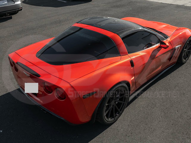 *IMPERFECTION / DISCOUNTED* 2005-2013 CORVETTE C6 | CARBON FIBER TOP TARGA ROOF PANEL