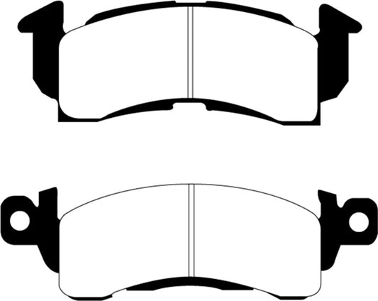 EBC Ultimax2 front brake pads for Buick Apollo 1973-74, OE-style brake pads with durable friction material.