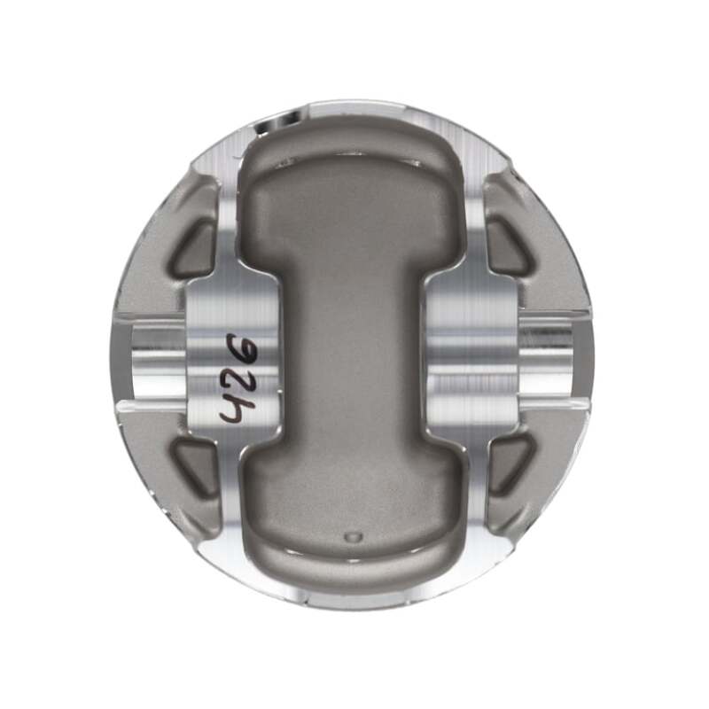 Set of 8 Wiseco forged Chrysler 5.7L Hemi pistons with +19cc dome, 1.220-inch compression height, for 8-cylinder engines.