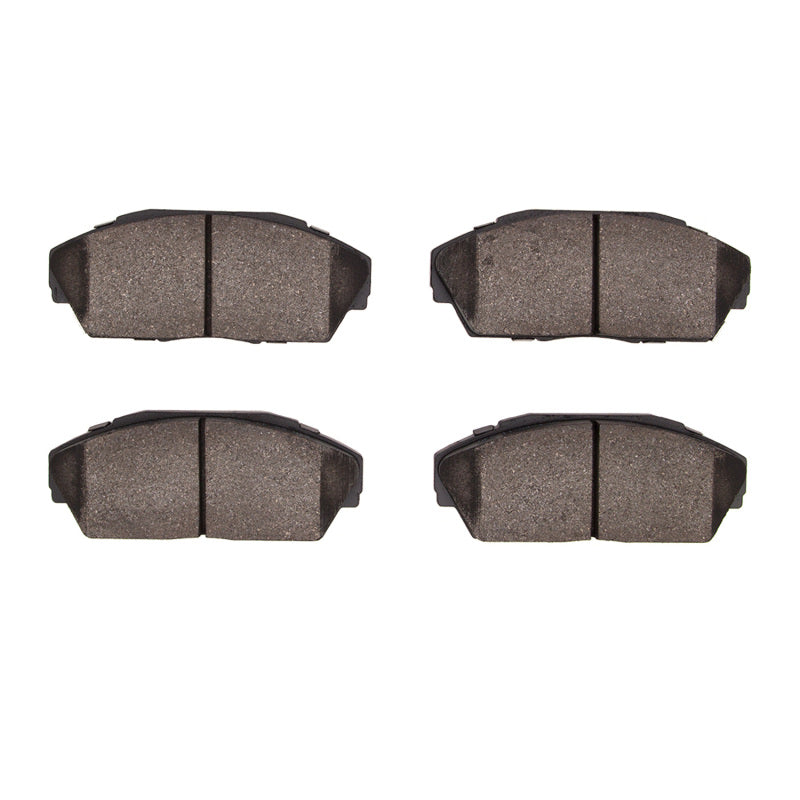 R1 Concepts Acura Integra R1 OE brake pads for front brakes, showing the new brake pad set with metal backing plates.