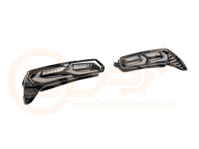 2014-2019 CORVETTE C7 SMOKE / CLEAR LENS REAR TAILLIGHT